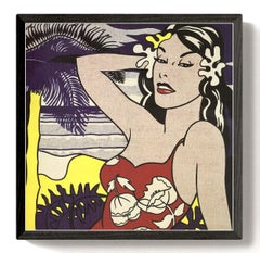 Roy Lichtenstein 'Aloha' FRAMED