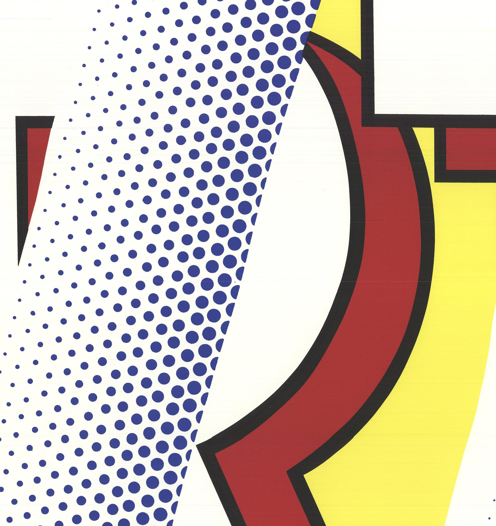 Roy Lichtenstein - ARTE para el Proyecto Poesía, 1989 - Serigrafía Pop Firmada a Mano en venta 2