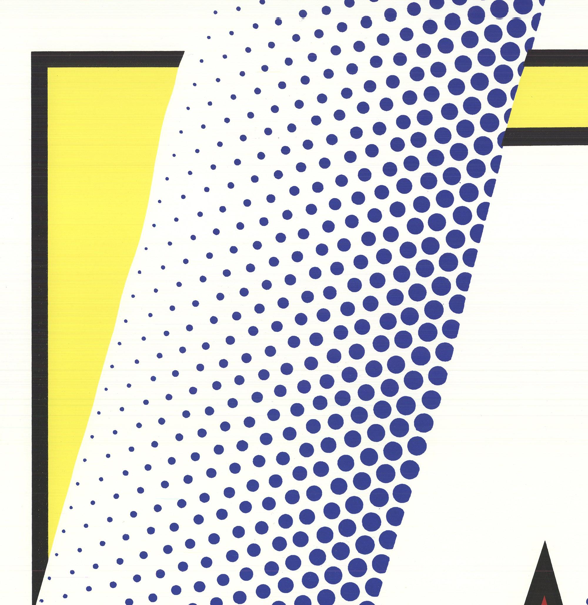 Roy Lichtenstein - ARTE para el Proyecto Poesía, 1989 - Serigrafía Pop Firmada a Mano en venta 3