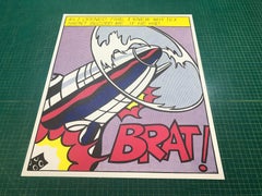 Roy Lichtenstein 'Mientras abría fuego (Panel 1 de 3)'