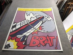 Roy Lichtenstein - As I Opened Fire (Triptych) - 1966 Offset Lithograph 25"x 62"