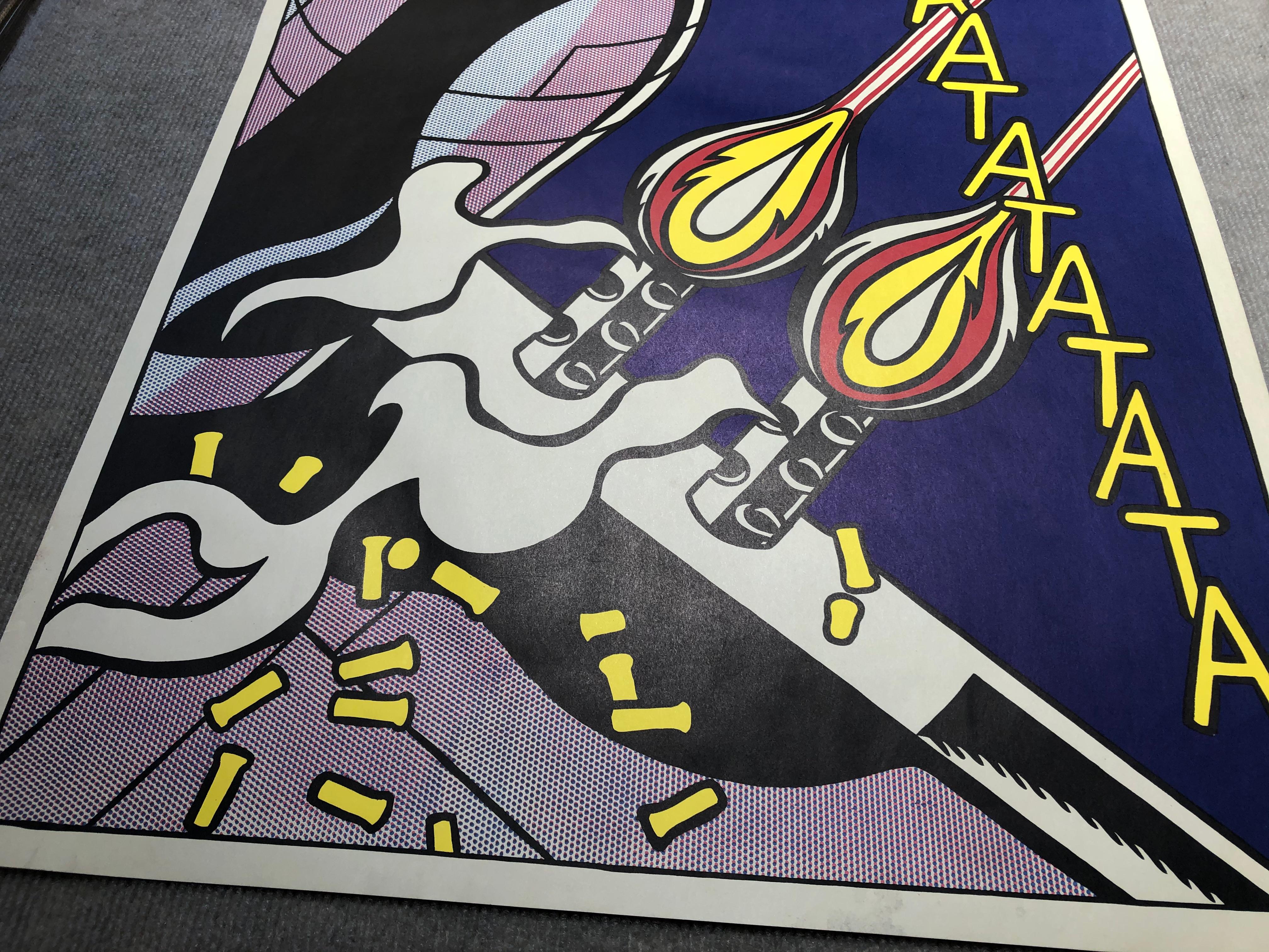Roy Lichtenstein - As I Opened Fire (Triptych) - 1966 Offset Lithograph 25