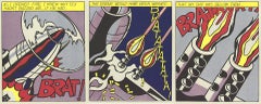 Roy Lichtenstein-As I Opened Fire (Triptyque) quatrième édition