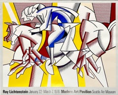 Roy Lichtenstein at Modern Art Pavilion, Seattle Art Museum Poster
