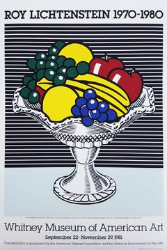 Vintage Whitney Museum of American Art (Still Life with Crystal Bowl)