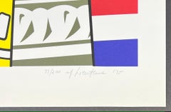 Roy Lichtenstein - Bicentennial Print - hand-signed Lithograph and Screenprint