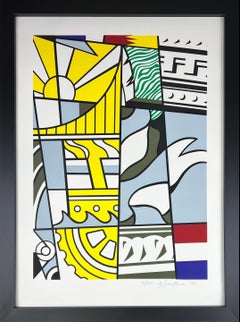 Roy Lichtenstein - Bicentennial Print - hand-signed Lithograph and Screenprint 