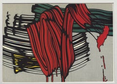 Roy Lichtenstein Big Painting No. 6 Offset Print, Framed, 1988