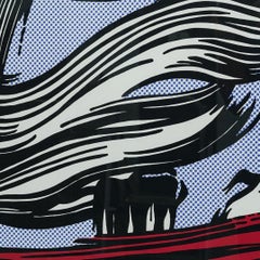 Roy Lichtenstein -- Brushstrokes, Hand signed, Screenprint