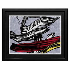 Roy Lichtenstein -- Brushstrokes, Hand signed, Screenprint