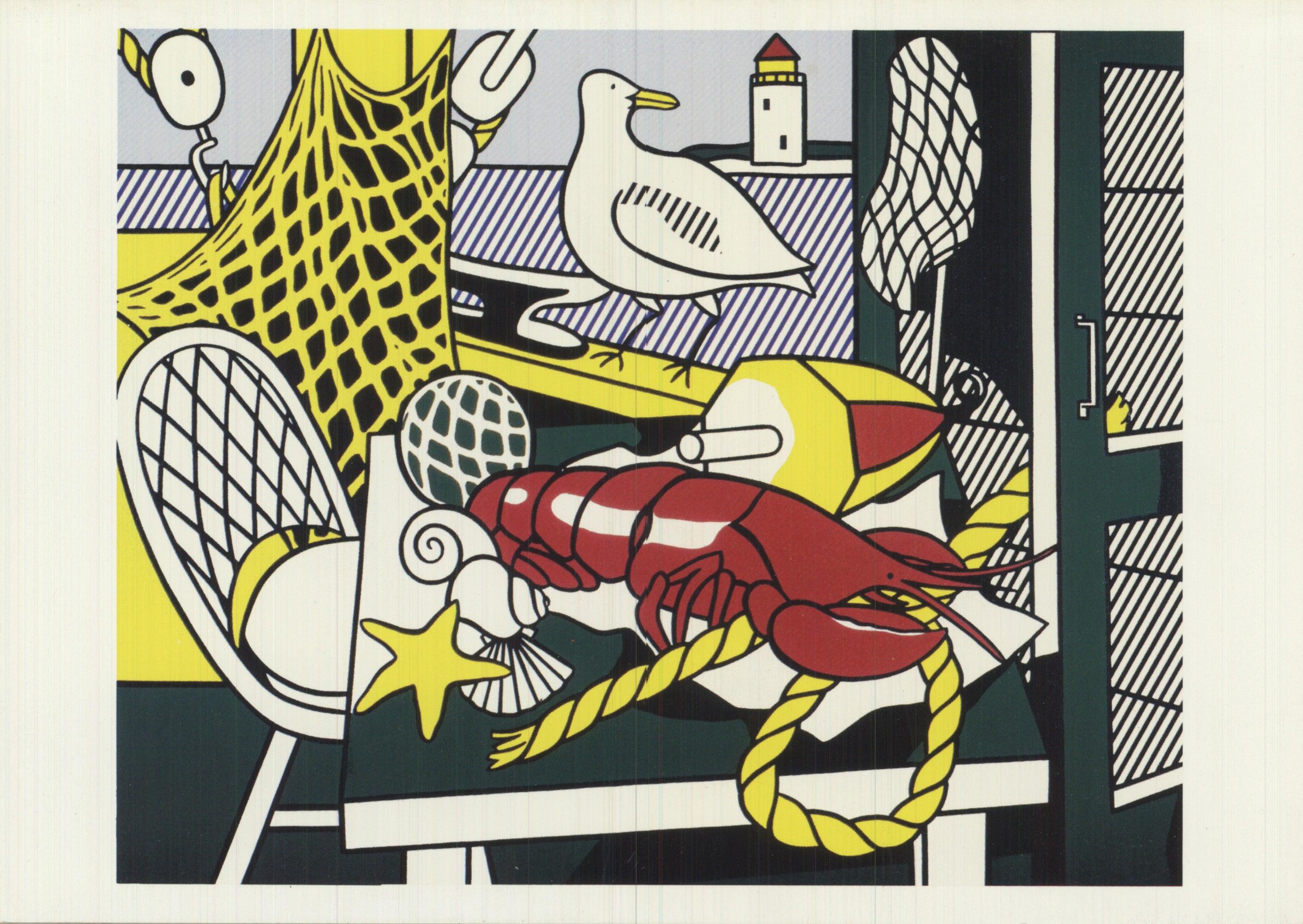 Roy Lichtenstein 'Cape Cod Still Life II' 1994 Vintage Pop Art For Sale 1