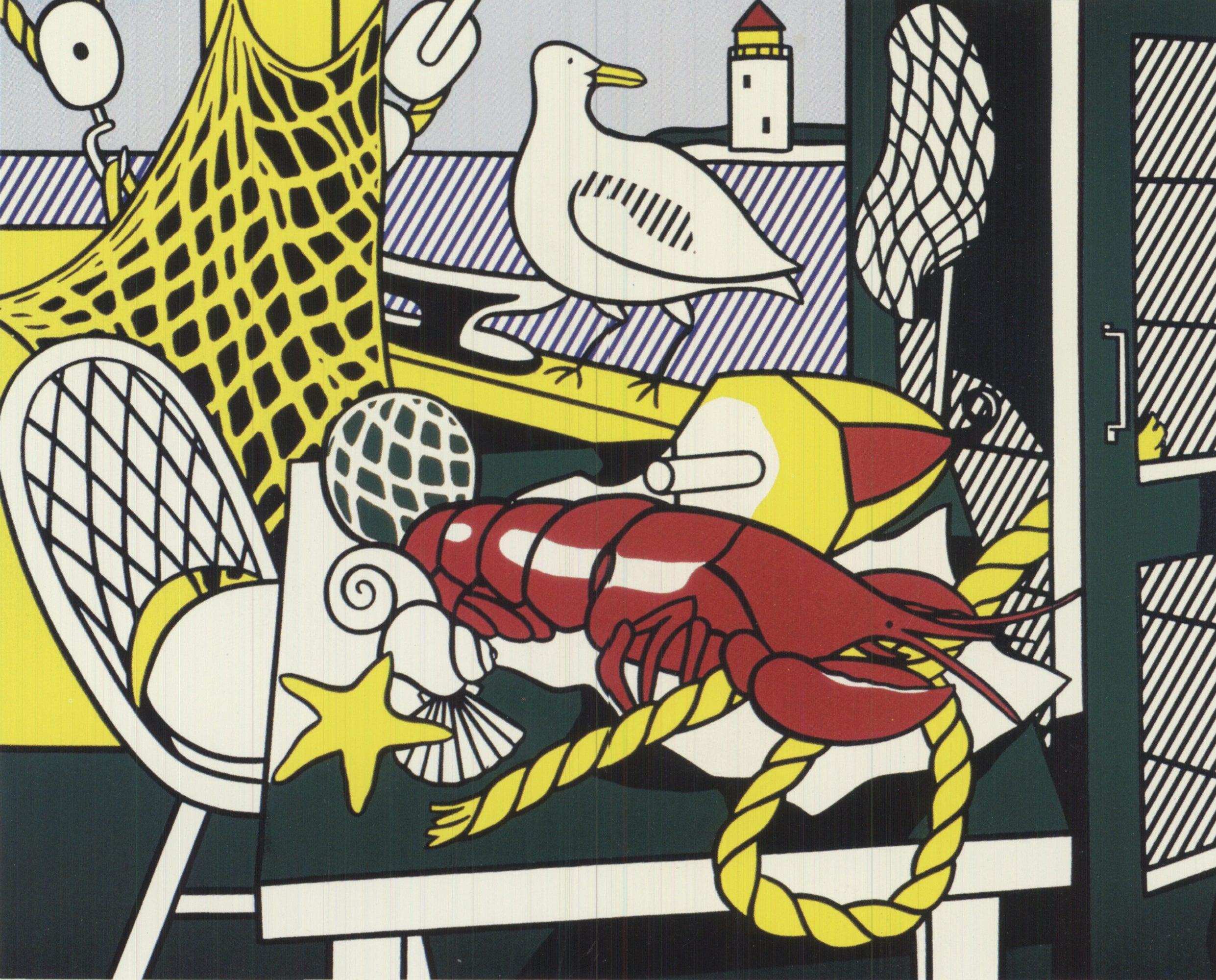 Roy Lichtenstein 'Cape Cod Still Life II' 1994 Vintage Pop Art For Sale 4