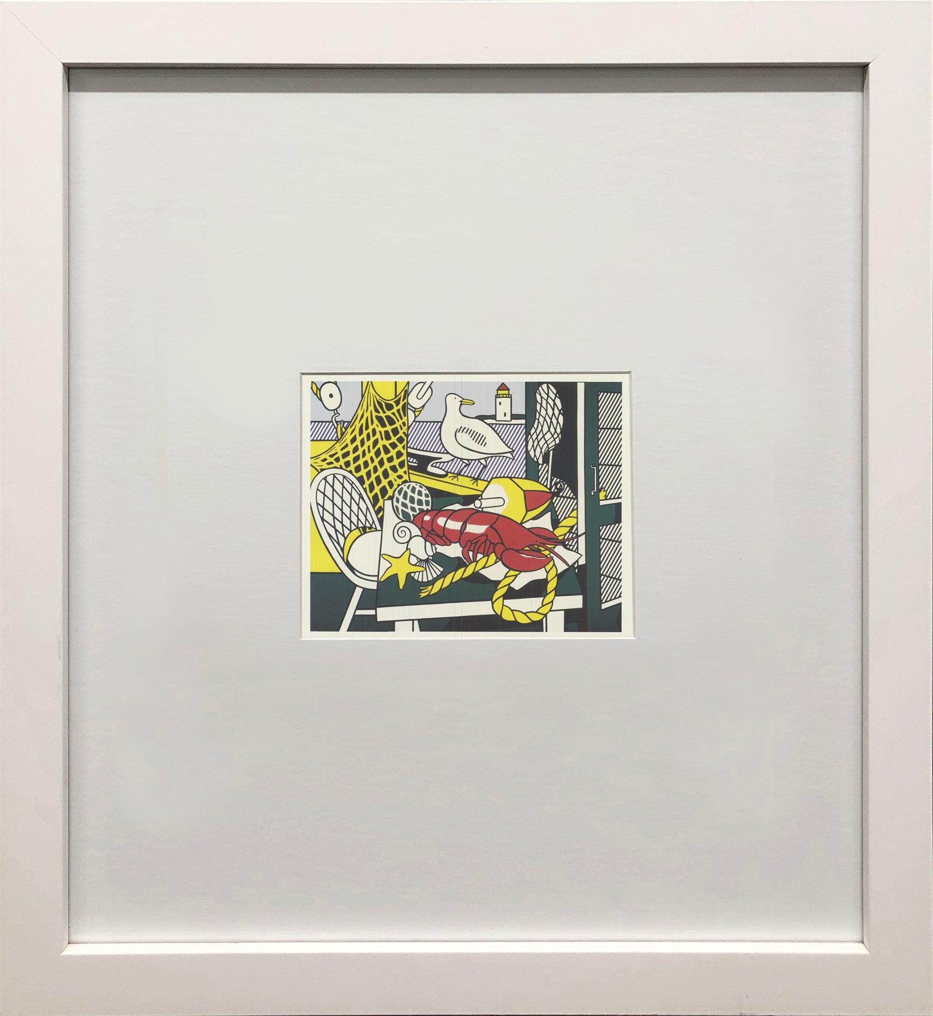Cape Cod Still Life II reflects Roy Lichtenstein's exploration of everyday objects reimagined through the bold, graphic language of Pop Art. Published in 1994 by Te Neues Publishing Company in Germany as part of a special gift box set, this image