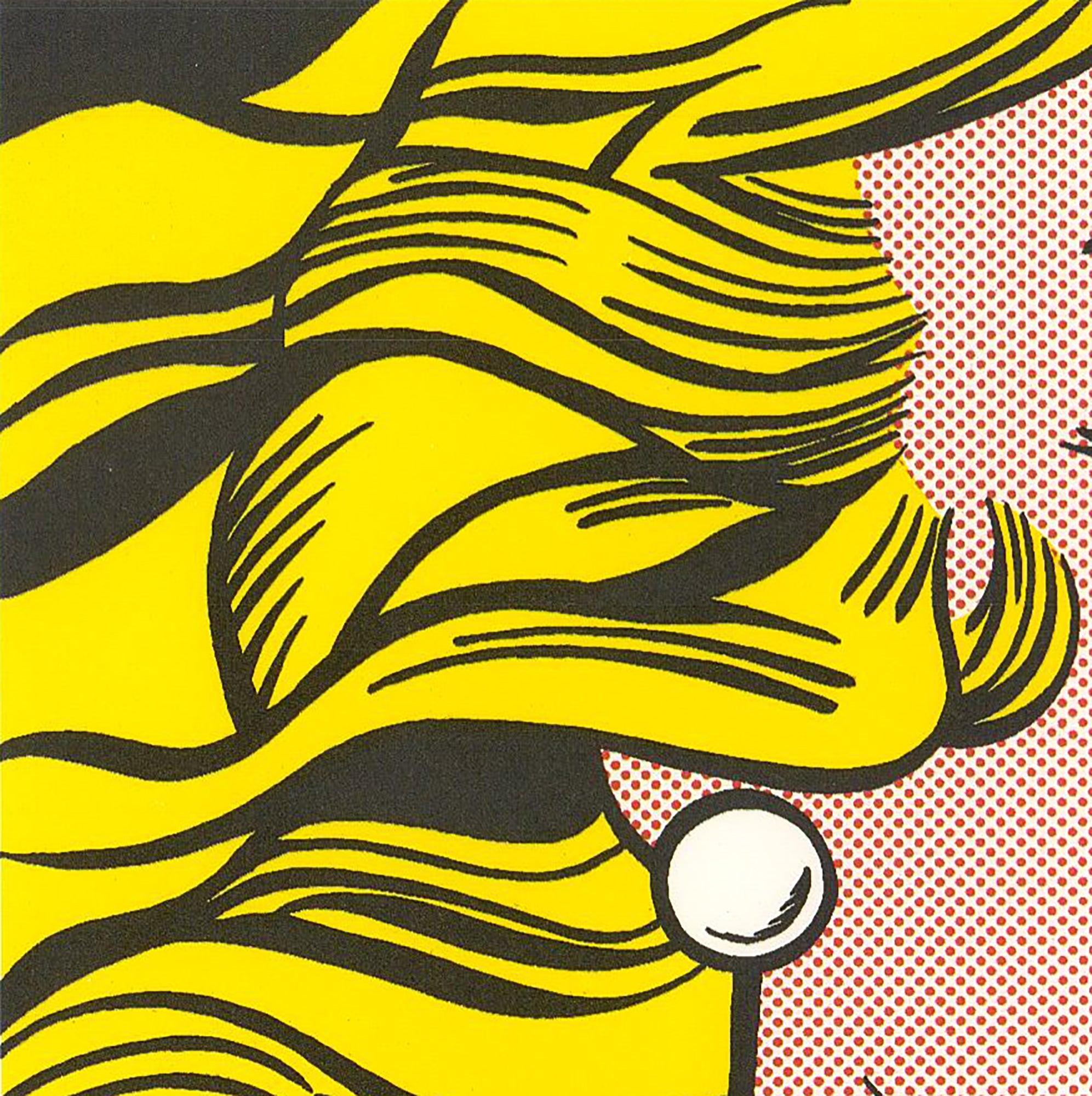 Roy Lichtenstein 'Crying Girl' 1994 Pop Art Vintage For Sale 2