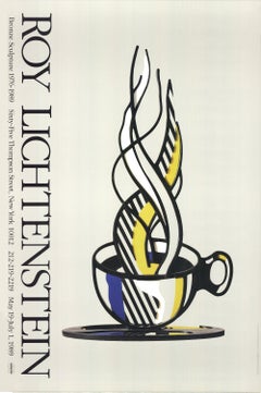 Roy Lichtenstein 'Cup and Saucer' Lithograph Print, 1989, Unframed