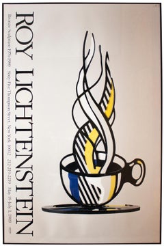 Roy Lichtenstein-Cup and Saucer II-61" x 40.75"-Poster-1989-Pop Art-White