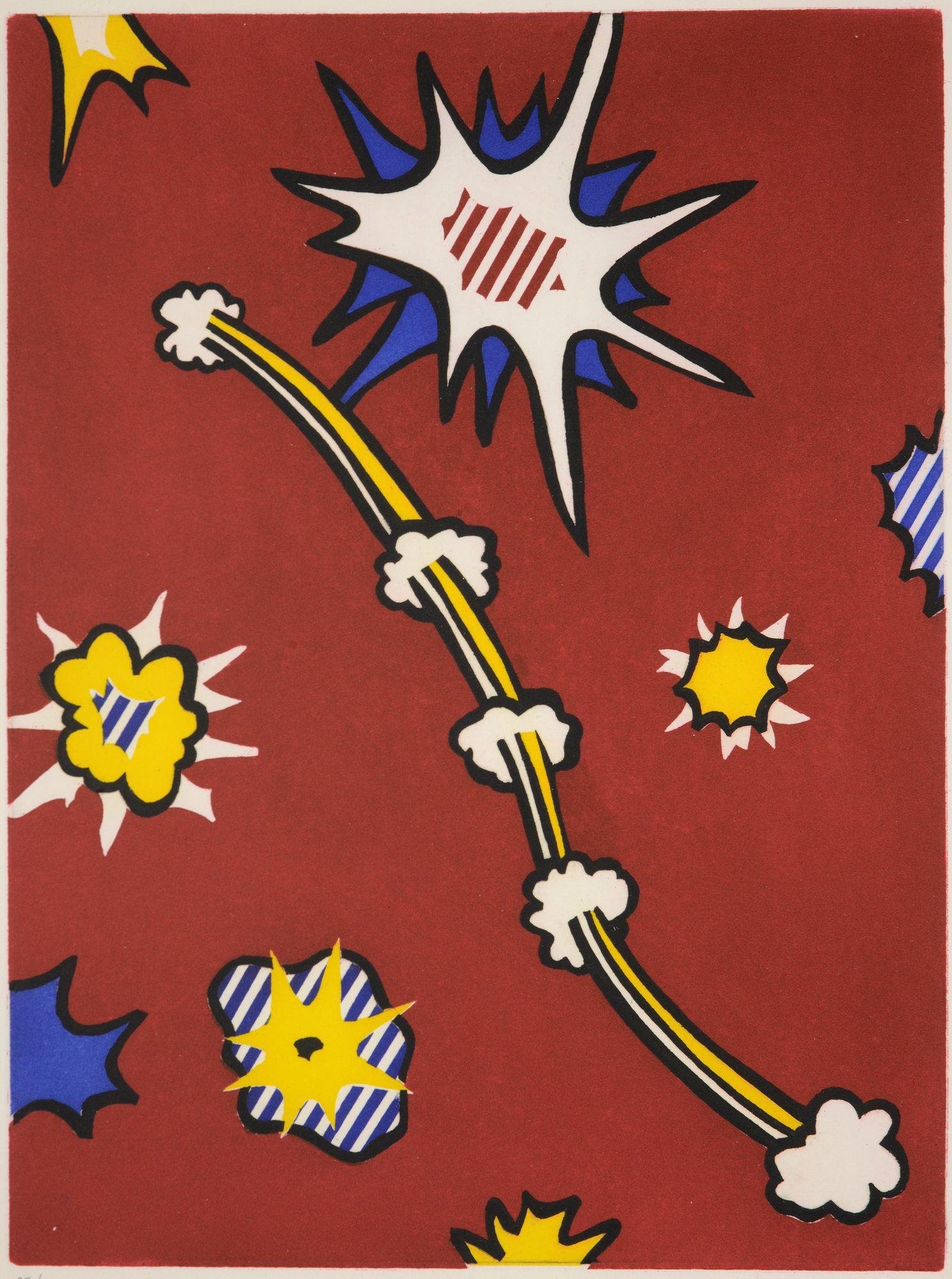 Roy Lichtenstein DE DENVER Acquatinta in vendita 6