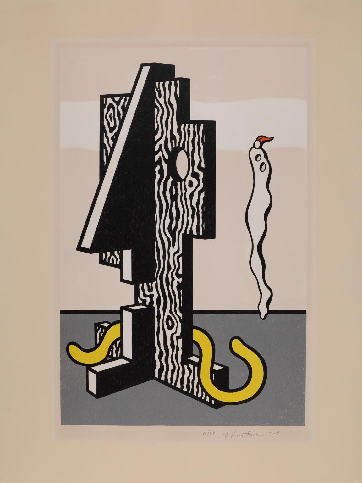 Roy Lichtenstein « Figures » 1978 (d'une série surréaliste) Gemini G.E.L. Printers  en vente 1