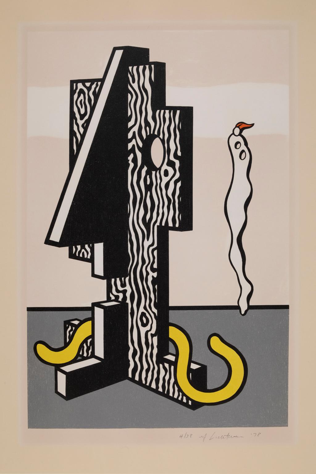 Roy Lichtenstein « Figures » 1978 (d'une série surréaliste) Gemini G.E.L. Printers  en vente 2
