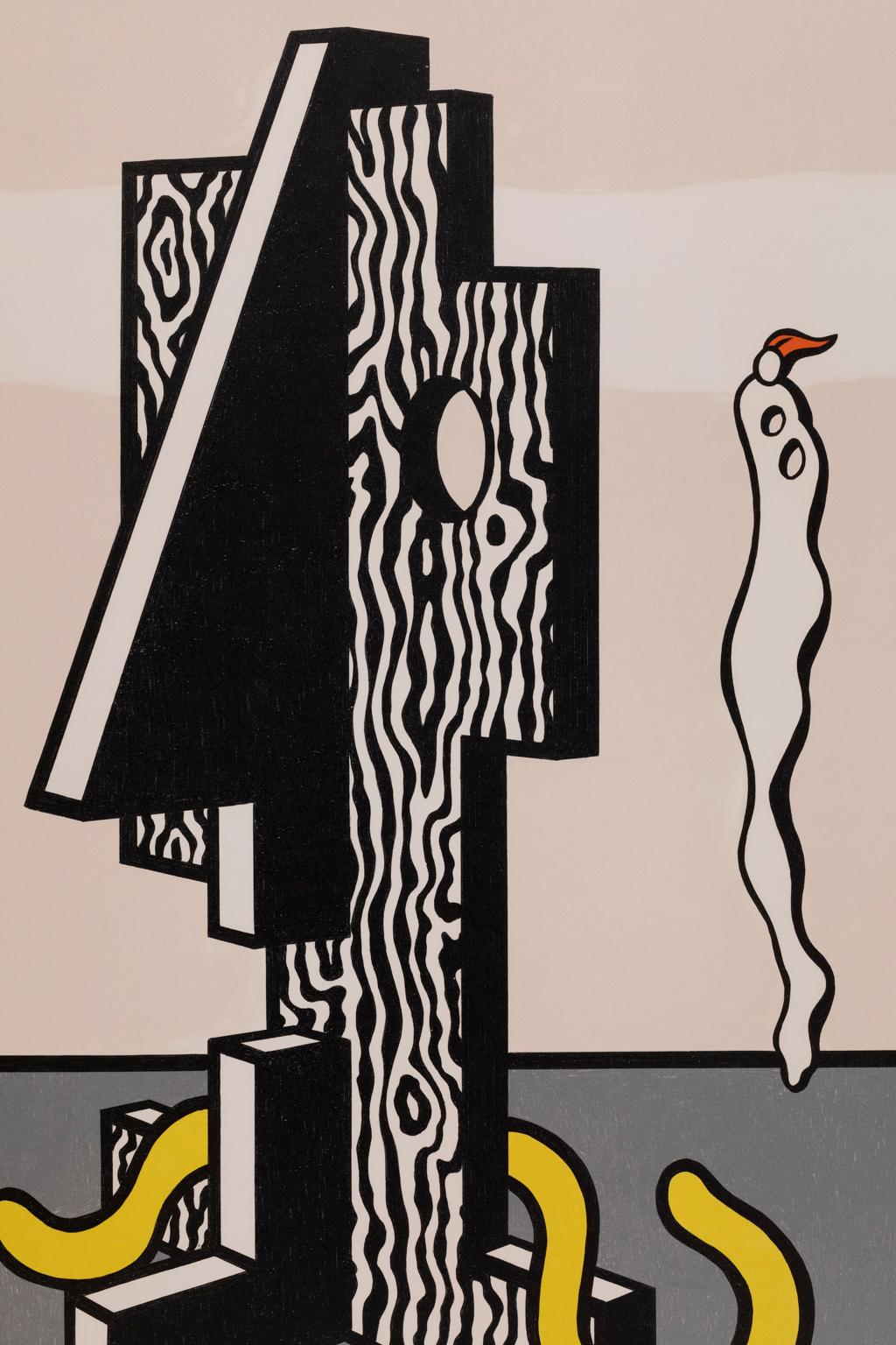 Roy Lichtenstein « Figures » 1978 (d'une série surréaliste) Gemini G.E.L. Printers  en vente 3