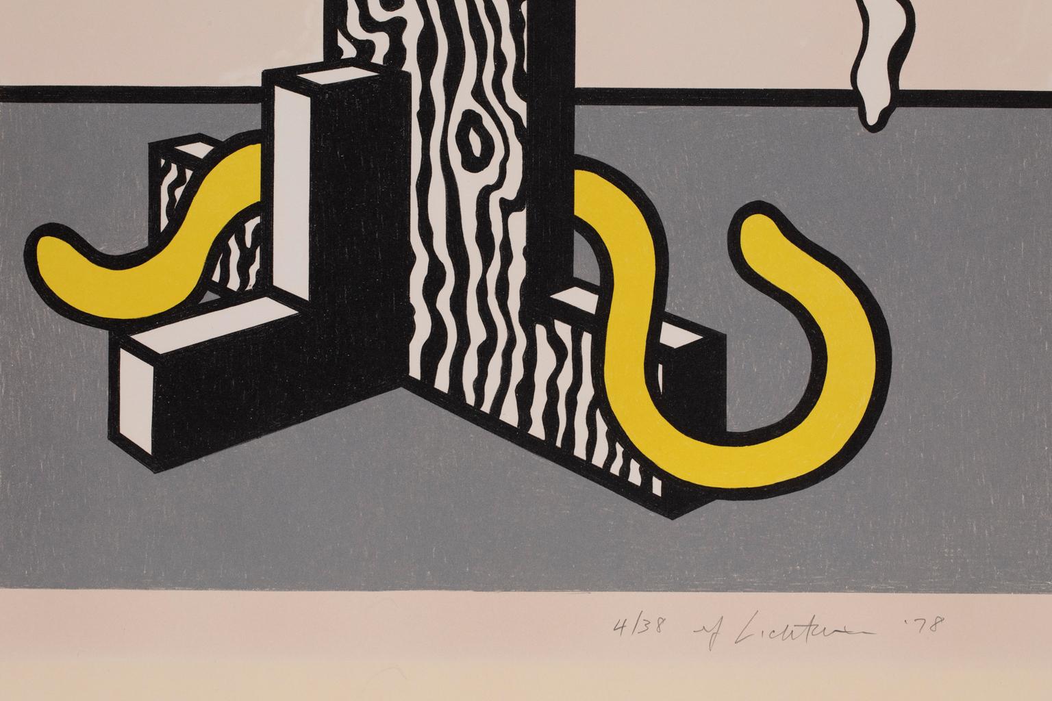 Roy Lichtenstein « Figures » 1978 (d'une série surréaliste) Gemini G.E.L. Printers  en vente 5