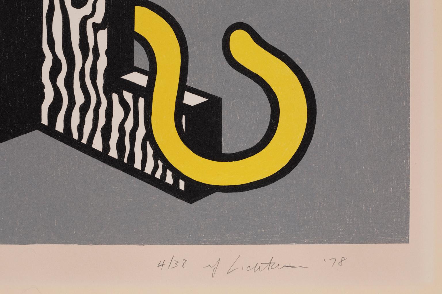 Roy Lichtenstein « Figures » 1978 (d'une série surréaliste) Gemini G.E.L. Printers  en vente 6