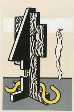 Roy Lichtenstein 'Figures (From Surrealist Series)' Lithograph 1978 