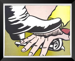 Roy Lichtenstein Fuß und Hand Signierte Lithographie Ausgabe von 300