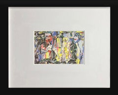 Roy Lichtenstein 'Forest Scene with Figures' 1989