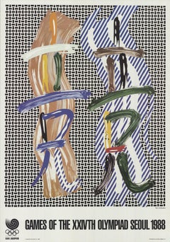 Roy Lichtenstein 'Games of the XXIVth Olympiad Seoul 1988' 1988