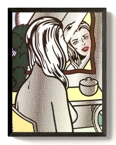 Roy Lichtenstein 'Girl in the Vanity' 2012- Offset Lithograph