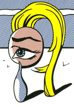 Roy Lichtenstein 'Girl with Tear I' 1994 Vintage Pop Art