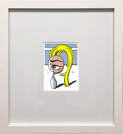Roy Lichtenstein 'Girl with Tear I' 1994 Vintage Pop Art
