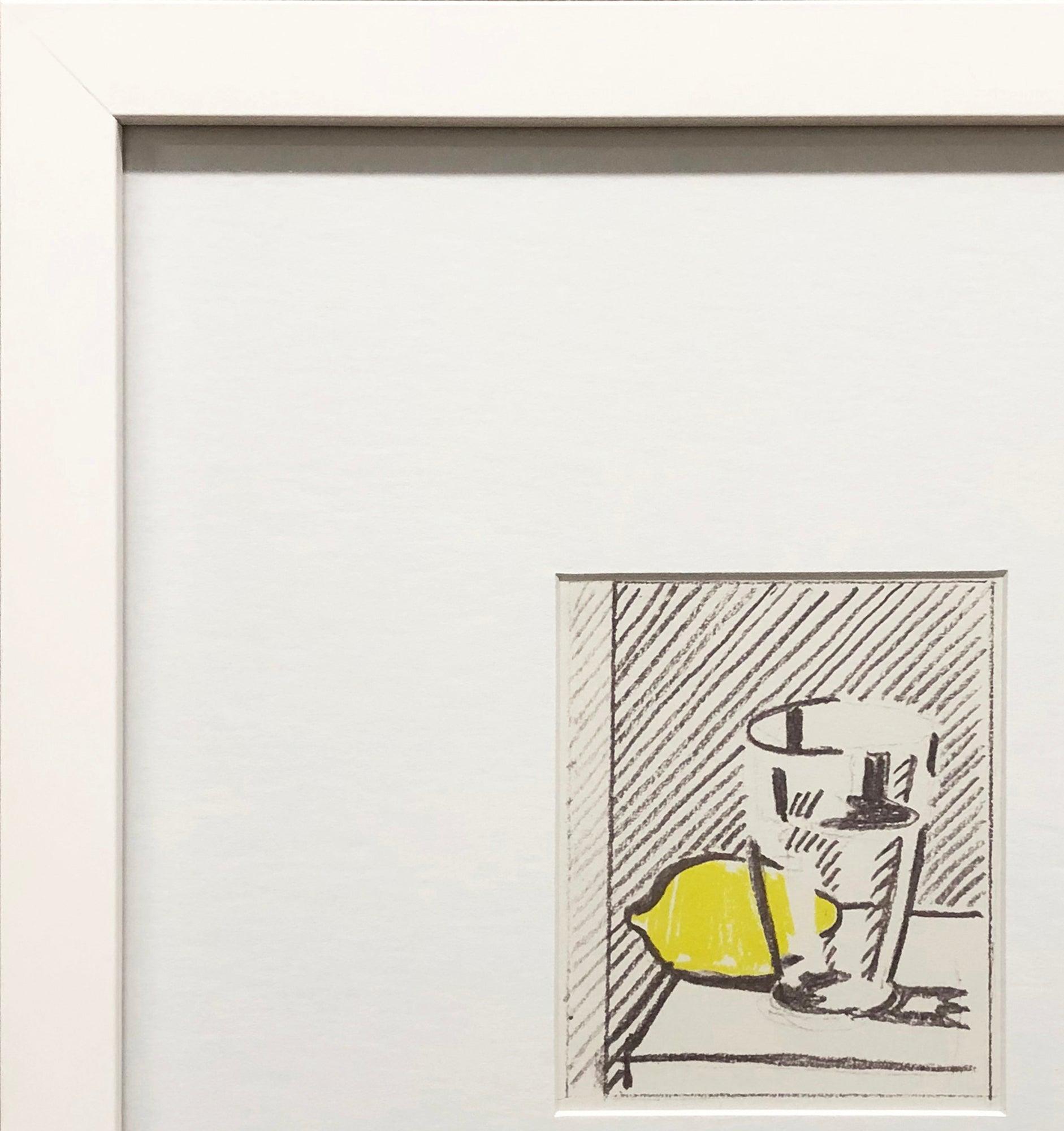 Roy Lichtenstein 'Glas und Zitrone' 1973 Pop Art im Angebot 3