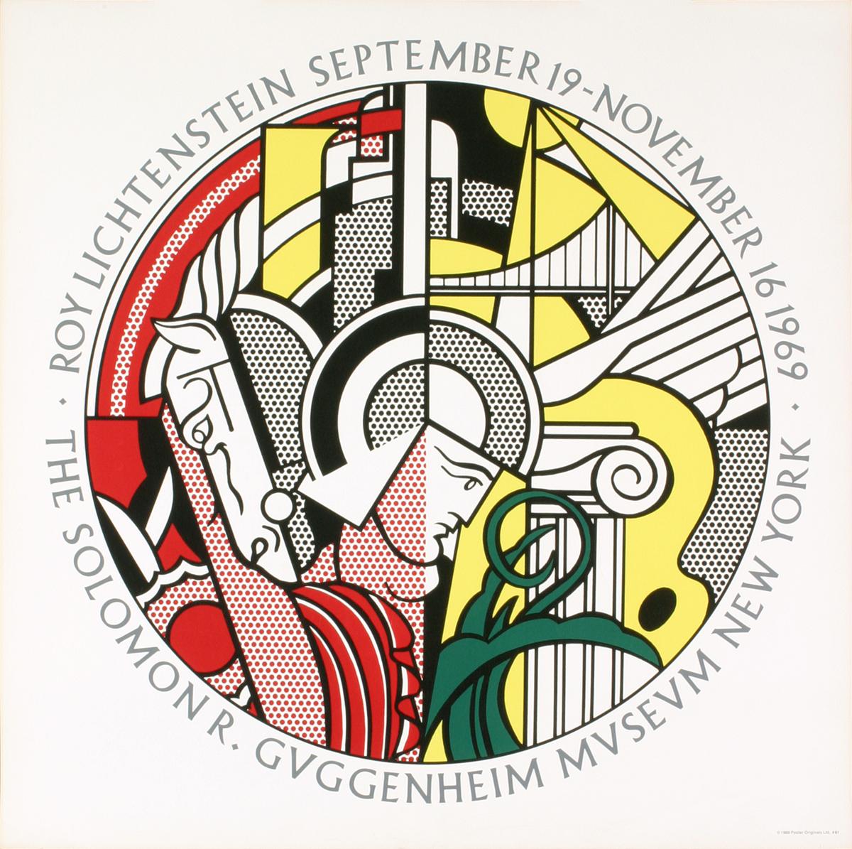 Roy Lichtenstein-Guggenheim Museum-1969 ORIGINAL Serigraph