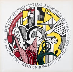 "Roy Lichtenstein - Guggenheim Museum" Original Pop Art Exhibition Poster 