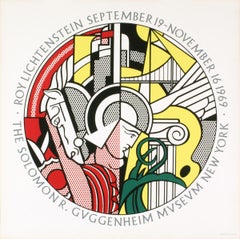 Roy Lichtenstein Guggenheim Museum Screen Print, Pop Art, 1969