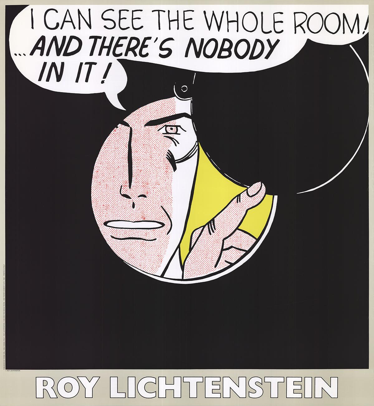 roy lichtenstein i can see the whole room