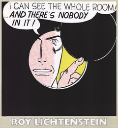 Retro Roy Lichtenstein 'I Can See The Whole Room' 