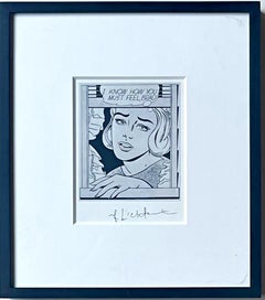 Roy Lichtenstein - I Know How You Made Me Feel, Brad! - MoMA VIP Invite, SIGNED