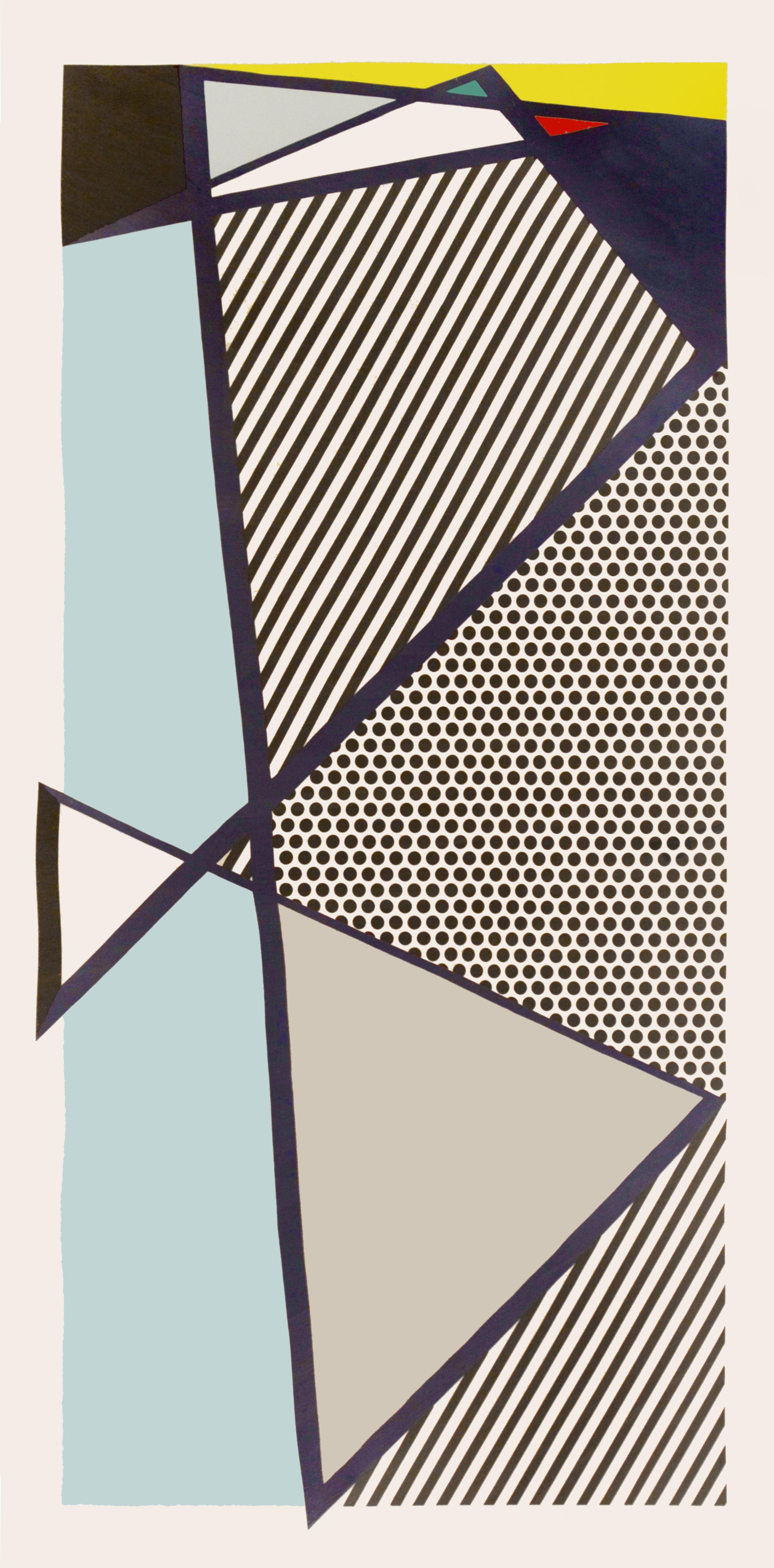 Roy Lichtenstein Abstract Print - Imperfect Print for B.A.M