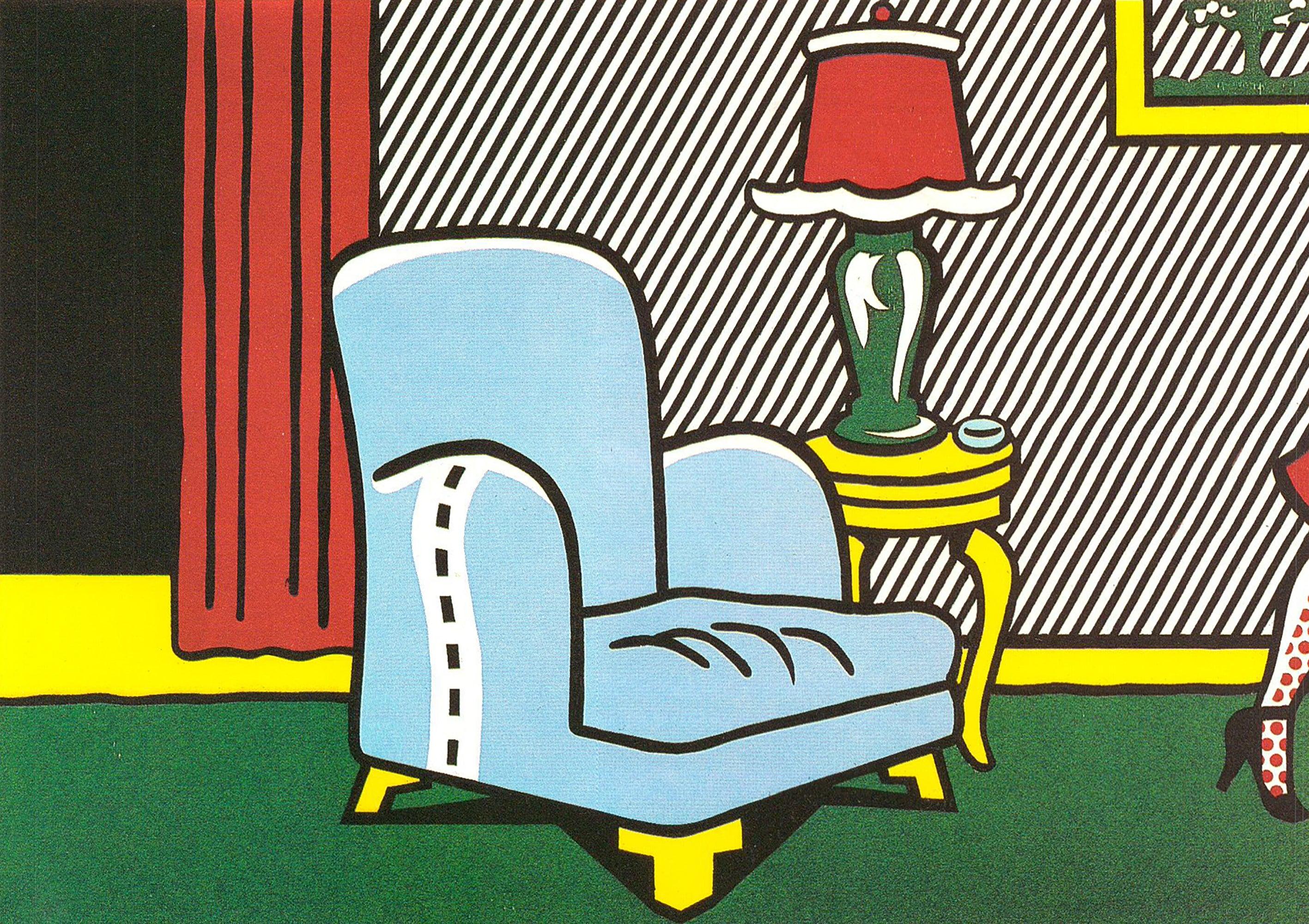 Roy Lichtenstein 'La Sortie' 1994 Pop Art d'epoca in vendita 1