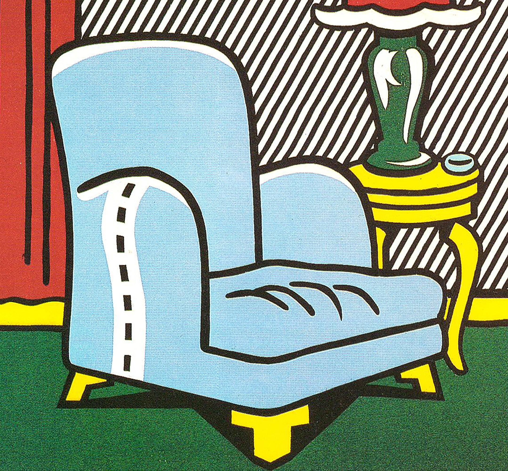 Roy Lichtenstein 'La Sortie' 1994 Pop Art d'epoca in vendita 2