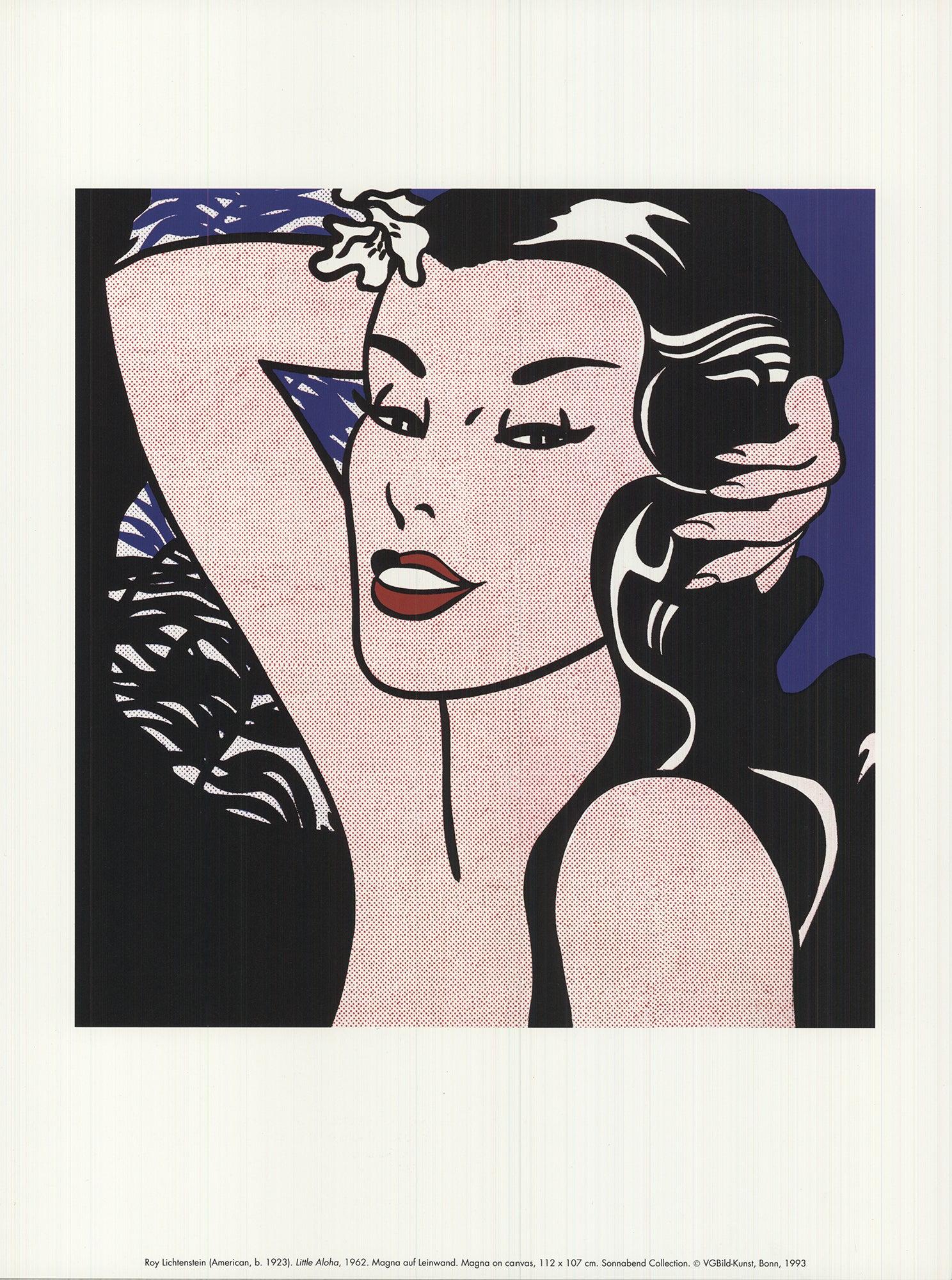 Roy Lichtenstein 'Little Aloha' 1993- Pop Art Vintage