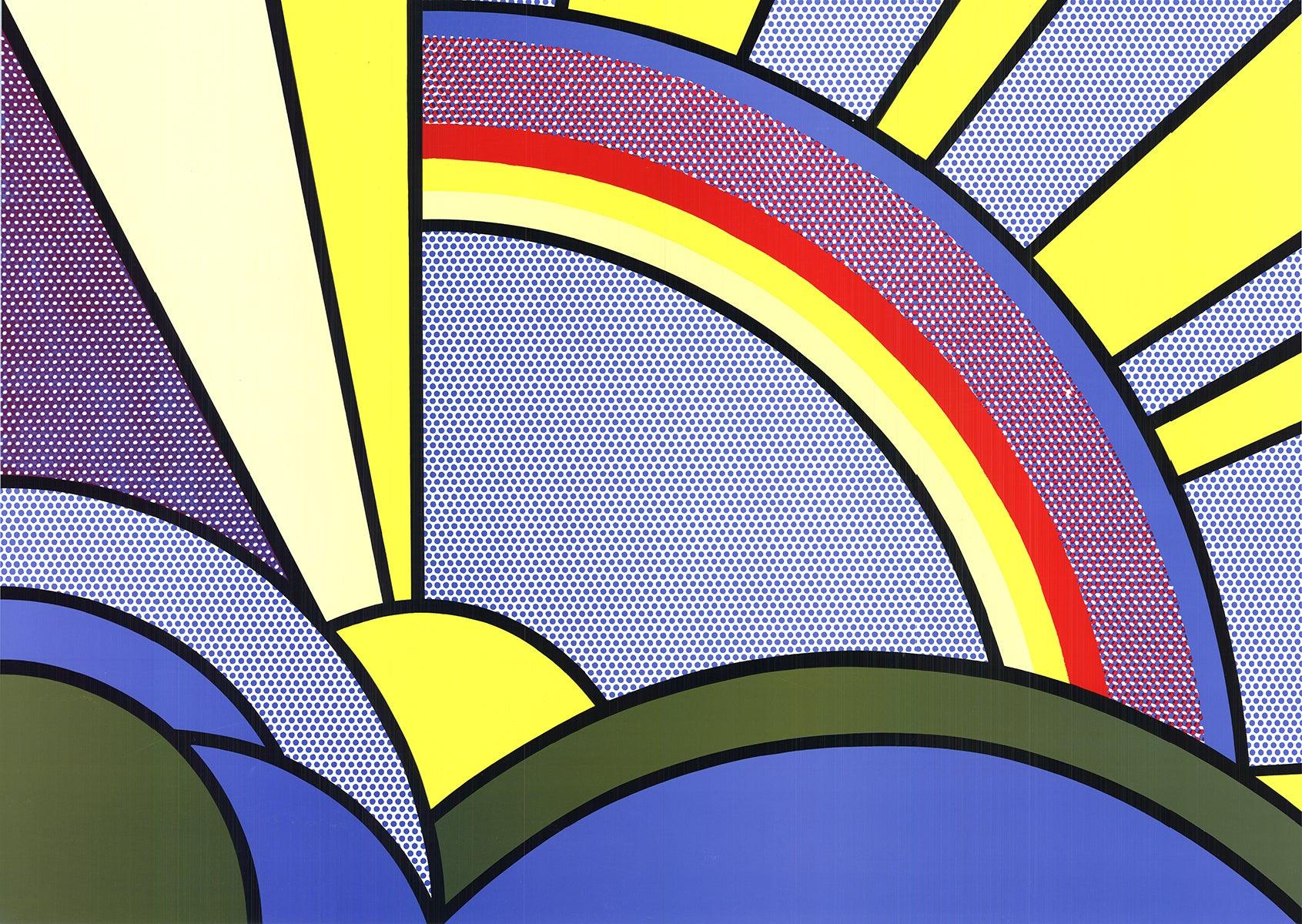 Roy Lichtenstein « Modern Painting of Sun Rays »  en vente 1
