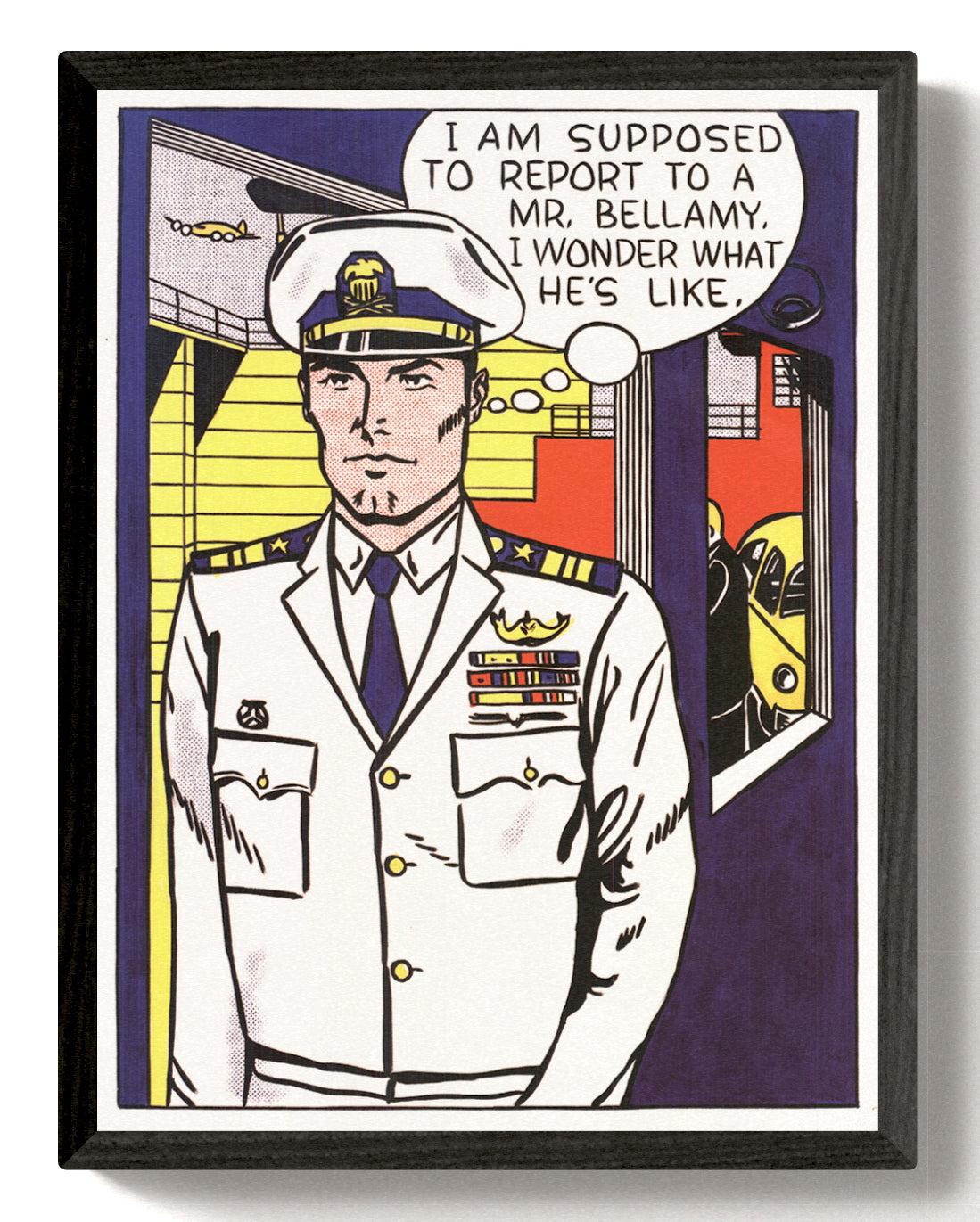 Roy Lichtenstein 'Herr Bellamy' FRAMED