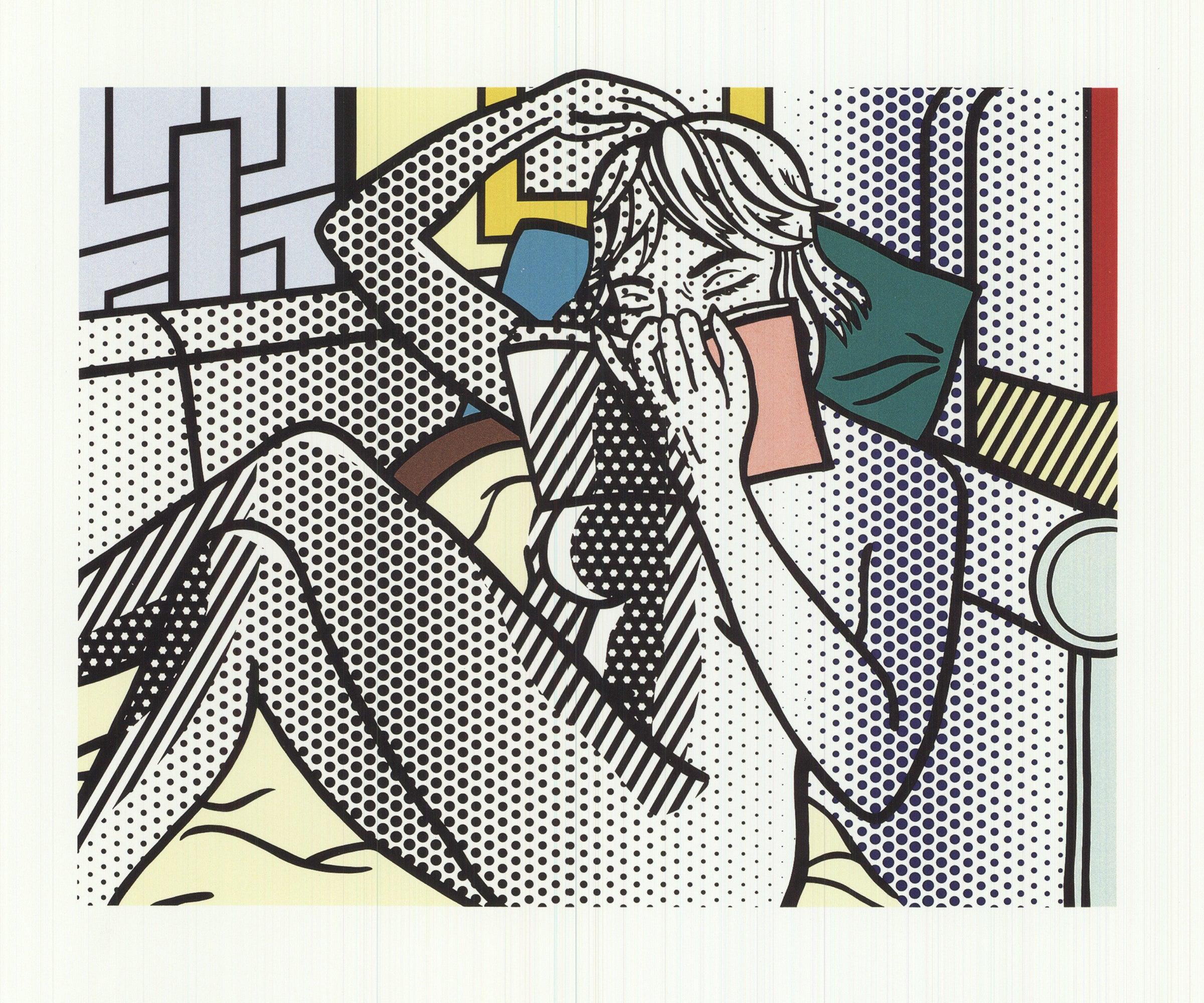 Roy Lichtenstein 'Nude Reading' 1997 Pop Art Vintage For Sale 1