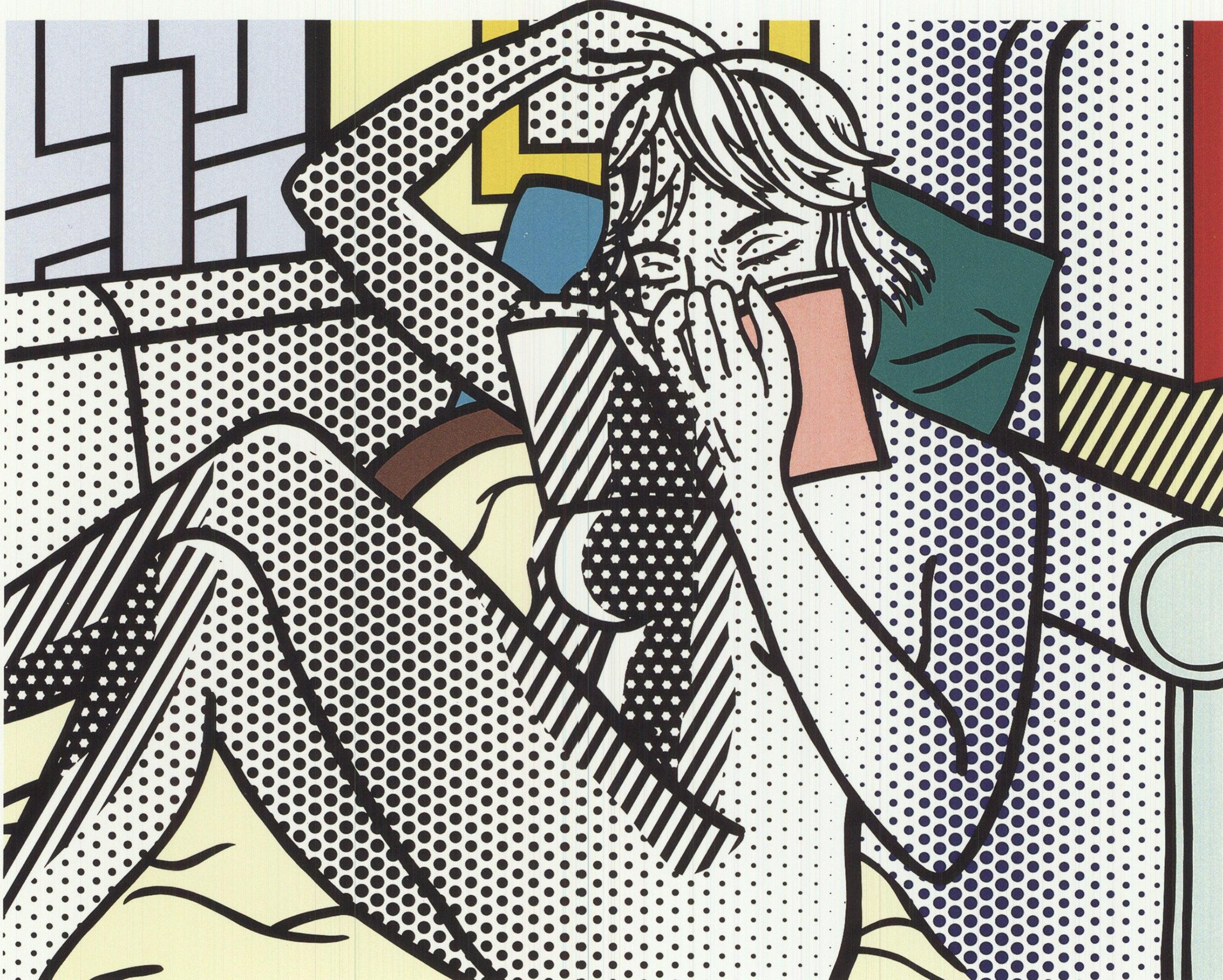 Roy Lichtenstein 'Nude Reading' 1997 Pop Art Vintage For Sale 2