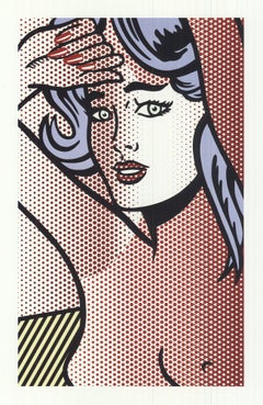 Roy Lichtenstein 'Nude with Blue Hair' 1997 from the Nudes Portfolio