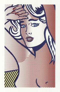 Roy Lichtenstein 'Nude with Blue Hair ; State 1' 1997 du portfolio Nudes